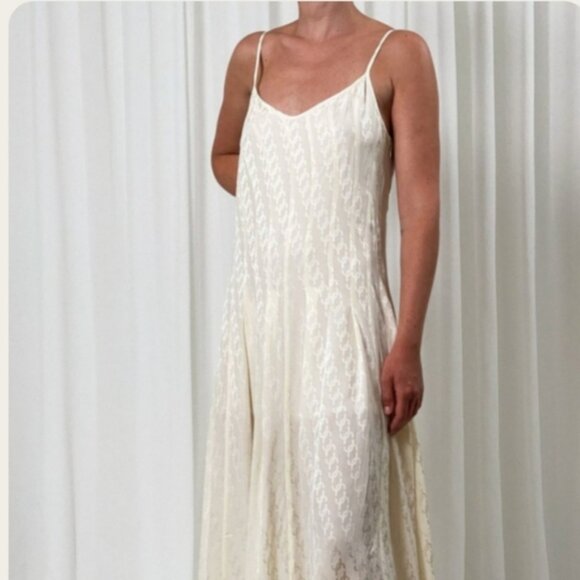 Birgitte Herskind The Luna slip Evening Cream dress Size 42 - Picture 4 of 15